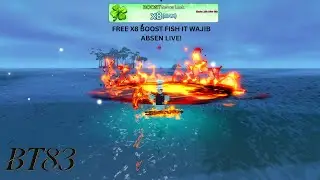 🔴X8 FREE SERVER BOOST UPDATE KOHANA BARU FISH IT! #fishit #roblox