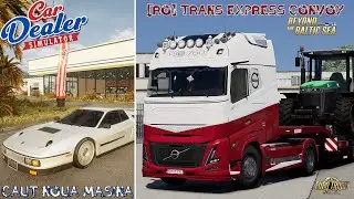 🔴 LIVE: Euro Truck Simulator 2 + Car Dealer Simulator: Convoi [RO] Trans Express [21:30] |