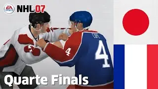 JAPAN  x FRANCE | Hockey Nations Cup - NHL 07 (Quarter Finals)
