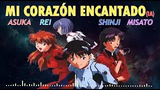Mi Corazon Encantado - Asuka, Rei, Shinji y Misato (IA) - Homenaje a Akira Toriyama