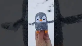 Crochet penguin, amigurumi  #crochet #amigurumi #crochettoys #penguin