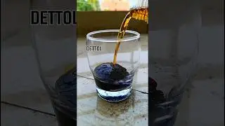 KMnO4 Reaction With Dettol #shorts