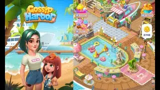 Gossip Harbor : Merge Game /🍰☕️ Day 32 Level 34 Part 32🥖🍞