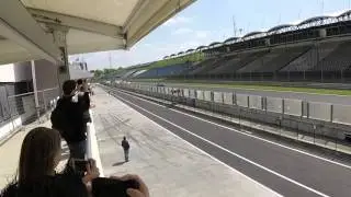 Hungaroring 2. warm up lap accident crash M6 GT3 vs Z4 GT3
