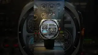 🛫 DB1210 Flight Console &ndash; #Aviation #Watchface #wearos