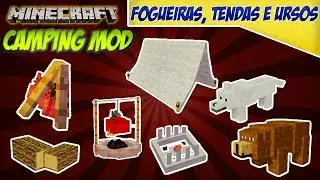 THE CAMPING MOD - 1.12.2/1.11.2/1.10.2/ 1.7.10 - TUTORIAL MINECRAFT MOD #48