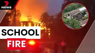 Fire tears through abandoned school in Lismore | 7NEWS