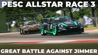 PESC Allstar Race 3 - awesome battles in the Feature Race! | Porsche Cup GT3 @ Imola | iRacing