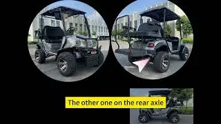All wheel drive hunting buggy powered by lithium battery #driving #golfcart #golf #golfer #hunting