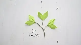 How to make Paper Leaves