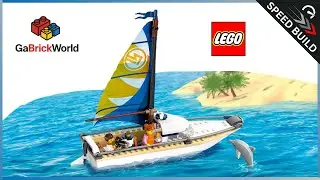 LEGO &ndash; Sailboat with Dolphin  ⛵🐬 - 60438 Speed Build