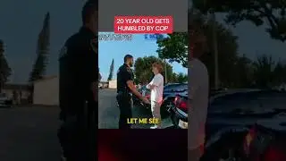 Guy gets humbled by cop in public after freak out. #cops #freakout #public #humbled #karma