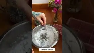 DIY lavender bath bomb - simple lavender bath bomb at home