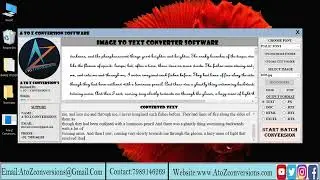 Offline Image To Text Conversion Software | Offline Image To Text | Image To Text | Data Entry |