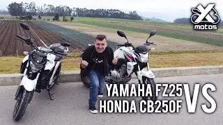 YAMAHA FZ25 VS HONDA TWISTER │X MOTOS