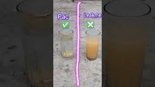 Pac vs Leakme foundation waterproof Test✅😱#shorts#viral# #viralshorts#foundation#