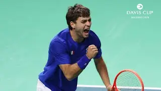 The moment Flavio Cobolli WON the Davis Cup for Italy 😍 | v Spain | 2025 Davis Cup Final 8