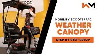 ScooterPac Rain Canopy - Step by Step folding & unfolding guide