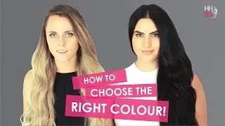Clip In Hair Extensions Colour Comparison Video - HHEO