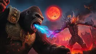 Kong vs Hive Tyrant: Titan Clash That Shakes a World (Cinematic Monster Battle)
