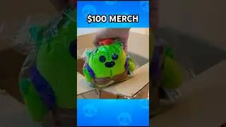 $100 Brawl Stars Merch Unboxing! | #shorts