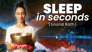 SLEEP IN SECONDS | Reset The Vagus Nerve | Sound Bath Healing Meditation | Sleep Frequency Music