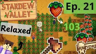 Stardew Valley Play | Spring Y1 | Ep. 21 | Strawberry Surprise, Axe Upgrade & Reaching Floor 120!