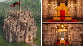 Perfect Minecraft Castle For Survival Interior Design In 1.21 || Minecraft Tutorial