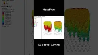 MassFlow Sub-level Caving #massflow #itascasoftware #geotechnicalengineering