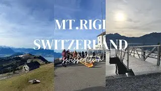 Cogwheel train to Mt.Rigi Switzerland/ Taking a scenic cruise from Lucerne| Lux Hotel Review