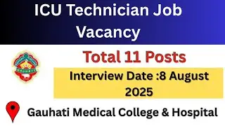 GMCH ICU Technician jobs || GMCH job vacancy, Full details 