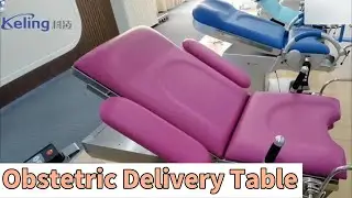 Gynecology Electric Obstetric Delivery Table Stainless Steel With Remote Controller