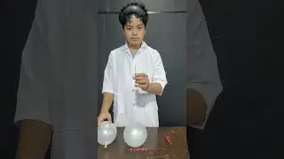 Fire Proof Balloon Experiment #scitalkexperiments #scitalk #science #experiments #fireproofballoon