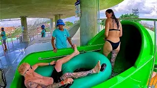 Bucket List Water Slide: Turbulence at Waterbom #bali