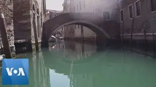 Canals in Venice Empty as Italy Continues Coronavirus Lockdown