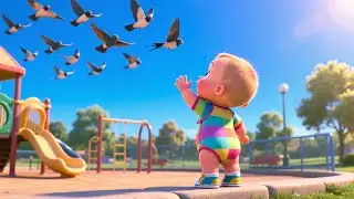 Rainbow Playground Joy 🌈🛝 | Fun Learning for Kids | Preschool Colors & Shapes Adventure