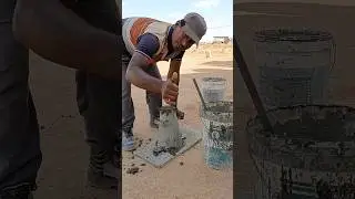Slump Test #shorts #satisfying #youtubeshorts #short #concrete36 #concretework #concreteworker