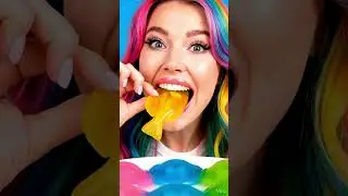 Gummy Jelly Sea Creature Bubbles (Yellow Tang) Candy! 🐬⭐️🐠 #asmr #4k
