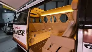 Kombi Transformada INCRÍVEL 🚐🔥 Sofá Retrátil 2 Faces + Interior Premium Completo!