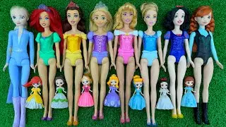 Cute Miniatures Disney Princess Frozen ELSA & Tinkerbell! #elsa #Nezha #shorts #satisfying #unboxing