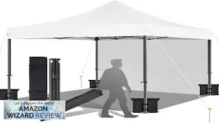 10x10 Canopy Tent with Sidewalls Commercial Portable Pop Up Canopy Tent Easy Review