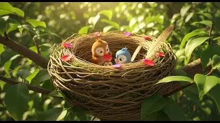 Bird Nest Song &ndash; How Many Eggs Inside? | Counting Birds Nursery Rhyme for Kids | Fun Learning