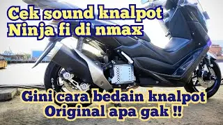 Review knalpot ninja terpasang di nmax