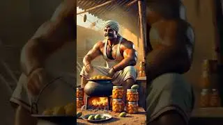 Angry Indian Farmer vs Parrot | Village Life in 3D Animation.