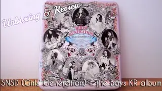 SNSD (Girls' Generation) - The Boys CD Unboxing & Review