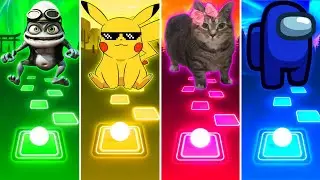Crazy Frog Coffin Dance vs Pikachu Pika Pi vs Oiiaoiia Cat After Dark vs Among Us EDM - Tiles Hop