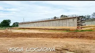 Construction site of the bridge in S&atilde;o Francisco-MG v2/7