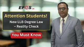Is an LLB degree valid or not? Find out the truth | Govt Update | EFOS | Sachin Jain