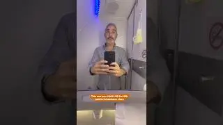 Smelly bag is right by your nose as you walk in 💳✈️