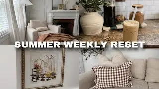 NEW!! 2025 WEEKLY RESET / EXTREME CLEANING MOTIVATION / SUMMER REFRESH